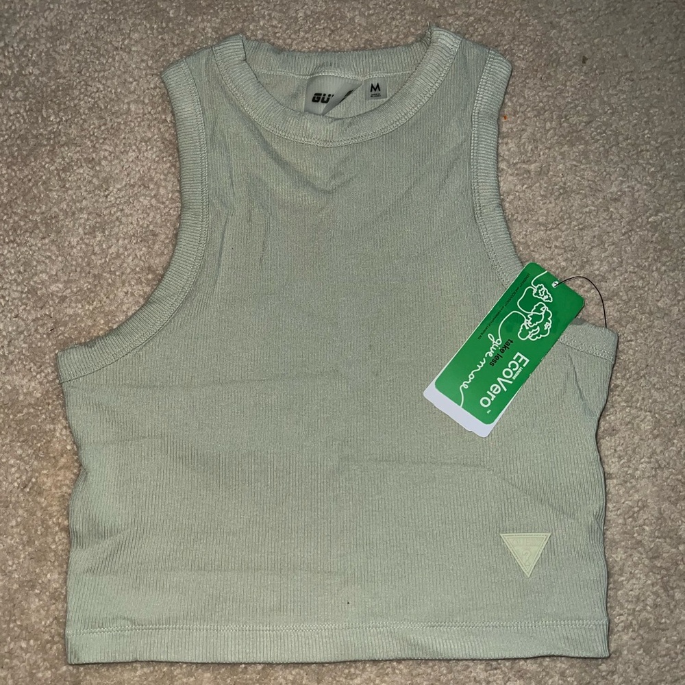 Never worn before green guess tank - Size M